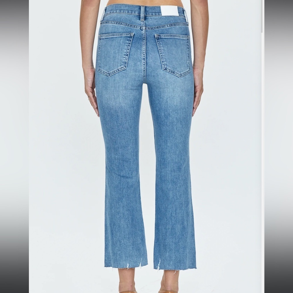 Pistola Womens Medium Wash Lennon Crop Boot Leg Jean Zuma Denim 27 - Picture 4 of 15